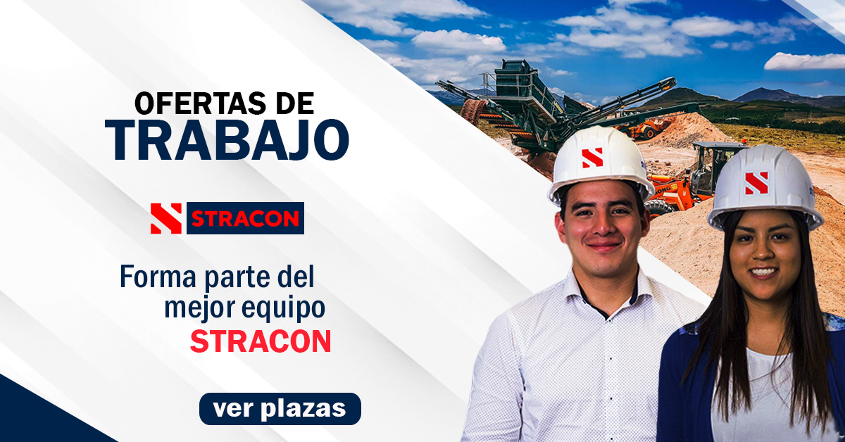 STRACON abre oferta de trabajo en diversas áreas.