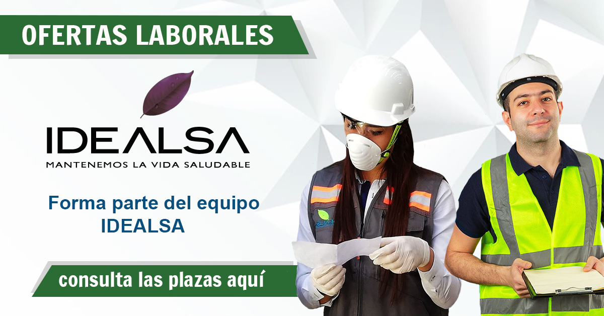 Alimentos Idealsa dispone de nuevas plazas para varias áreas.