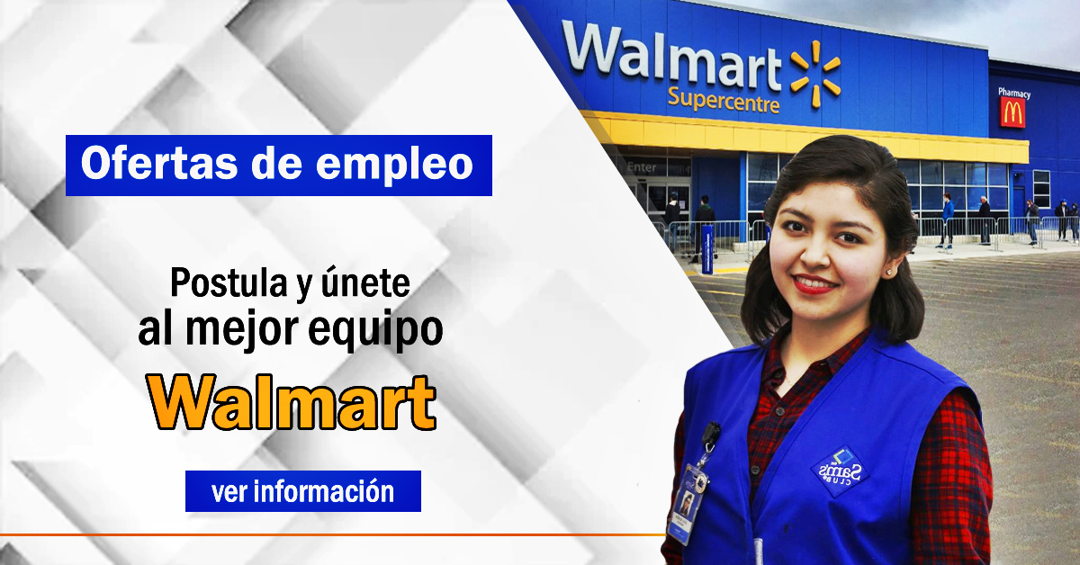 Walmart ofrece nuevas vacantes.